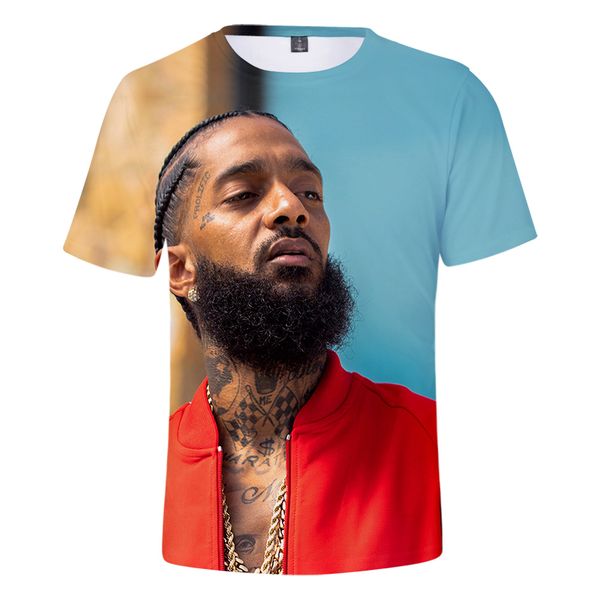 Rap Singer Nipsey Hussle 3D Print Harajuku Leisure Boy/Girl Short Sleeve O-neck Tshirts New Breathable Nipsey Hussle fan Clothes 
Rap Singer Nipsey Hussle 3D Print Harajuku Leisure Boy/Girl Short Sleeve O-neck Tshirts New Breathable Nipsey Hussle fan Clothes