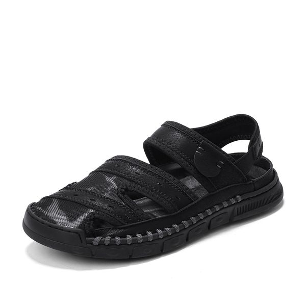sandals roman mens shoes genuine beach on holes sandles hombre outdoor mountain masculina geta slippers sandale summer men em platform, Black
sandals roman mens shoes genuine beach on holes sandles hombre outdoor mountain masculina geta slippers sandale summer men em platform, Black