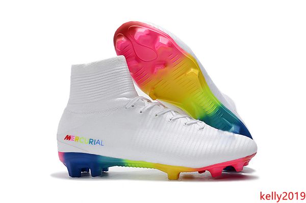 white rainbow original soccer cleats mercurial superfly v sx neymar soccer shoes cristiano ronaldo football boots
white rainbow original soccer cleats mercurial superfly v sx neymar soccer shoes cristiano ronaldo football boots