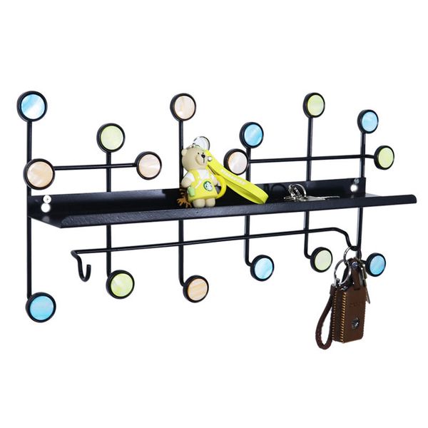 wall mount housekeeper creative wrought iron key storage shelf multifunctional home things organizer hanger household decor
wall mount housekeeper creative wrought iron key storage shelf multifunctional home things organizer hanger household decor