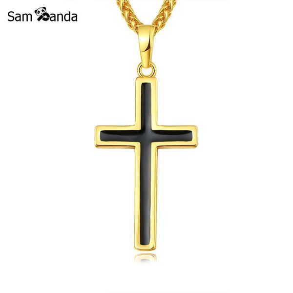 pendant necklaces cross pendants men necklace women jewelry gold colour 316l stainless steel chain christian long for mens jewellry, Silver
pendant necklaces cross pendants men necklace women jewelry gold colour 316l stainless steel chain christian long for mens jewellry, Silver