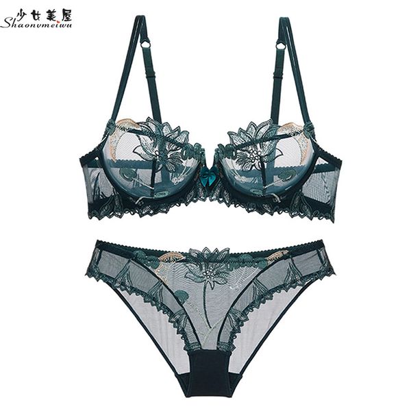 shaonvmeiwu embroidered mesh yarn thin section transparent temptation hollow sponge-underwear bra suit bra, Red;black
shaonvmeiwu embroidered mesh yarn thin section transparent temptation hollow sponge-underwear bra suit bra, Red;black