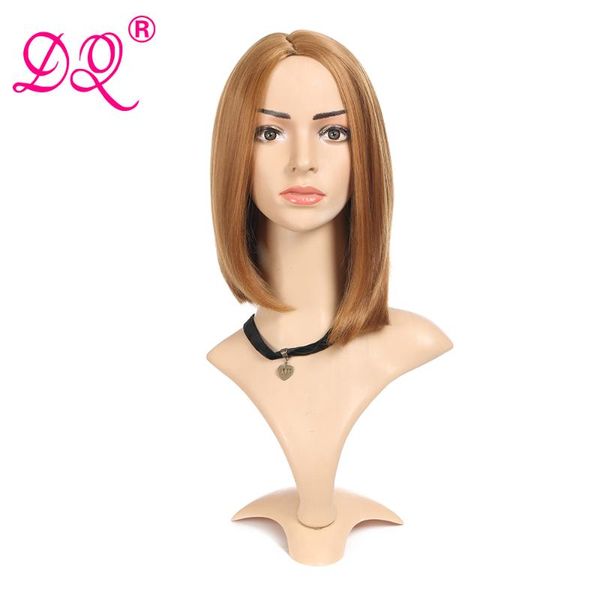 dq light brown short wig bob style straight synthetic wigs for black women wig high temperature fiber 12 inches
dq light brown short wig bob style straight synthetic wigs for black women wig high temperature fiber 12 inches