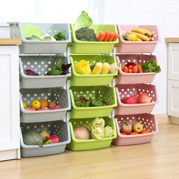stackable single-deck fruit vegetable storage box room kitchen organizer basket shelf drop shippingÂ
stackable single-deck fruit vegetable storage box room kitchen organizer basket shelf drop shippingÂ