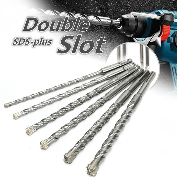 6pcs 160/210/260mm sds plus crosshead twin spiral hammer drill bits 6/8/10/12/14/16mm round shank twist electric hammer drill 
6pcs 160/210/260mm sds plus crosshead twin spiral hammer drill bits 6/8/10/12/14/16mm round shank twist electric hammer drill
