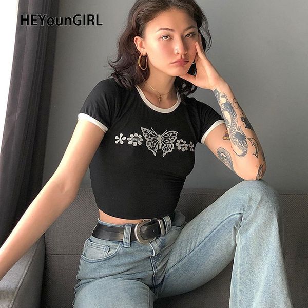 heyoungirl printed casual black t-shirt women fashion short sleeve crop t shirt ladies basic harajuku tee shirt femme summer, White
heyoungirl printed casual black t-shirt women fashion short sleeve crop t shirt ladies basic harajuku tee shirt femme summer, White