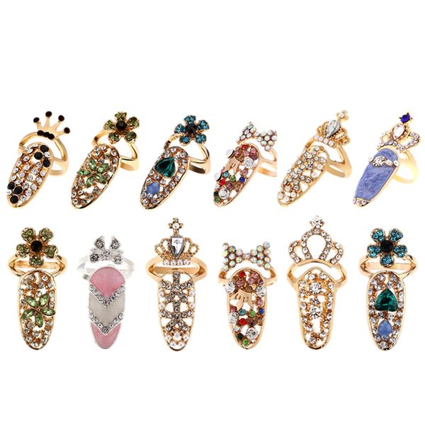 12pcs/lot nail ring fashion jewelry butterfly glamour crown flower crystal finger art decoration ring ladies rhinestone nail pro
12pcs/lot nail ring fashion jewelry butterfly glamour crown flower crystal finger art decoration ring ladies rhinestone nail pro