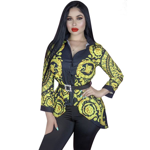 Digital Printed Spring Female Blouse Fashion Designer Long Sleeve Shirts Womens Casual Lapel Neck Female Clothes
Digital Printed Spring Female Blouse Fashion Designer Long Sleeve Shirts Womens Casual Lapel Neck Female Clothes