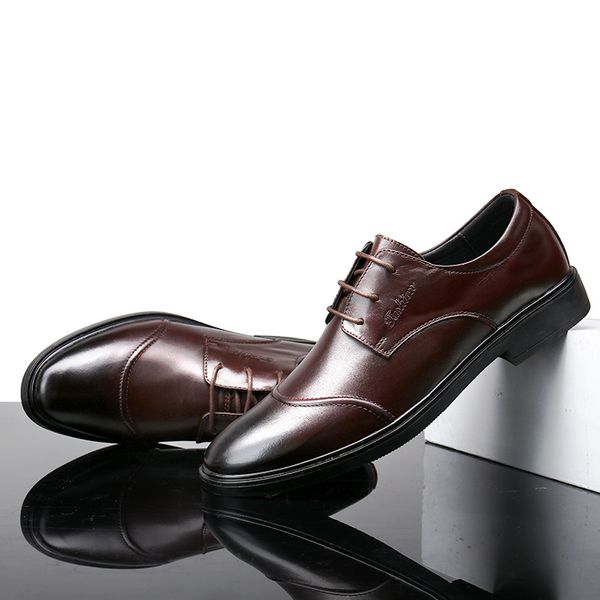 nice new genuine leather men brogues shoes male formal shoes lace-up bullock business dress men oxfords, Black
nice new genuine leather men brogues shoes male formal shoes lace-up bullock business dress men oxfords, Black