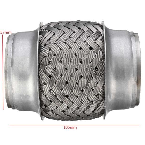 2.25" x 4" car exhaust flex pipe braid exhaust tip tail tube stainless steel 57x105mm universal
2.25" x 4" car exhaust flex pipe braid exhaust tip tail tube stainless steel 57x105mm universal