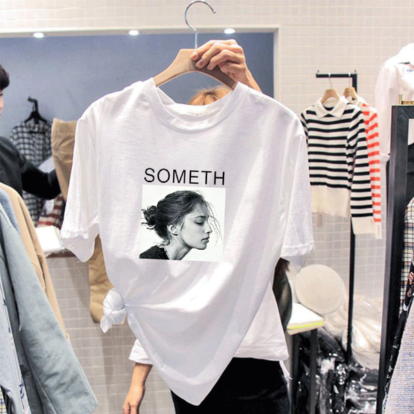 jinkazi spring and summer 2020 new women's cotton t-shirt loose korean version versatile casual outerwear top, White
jinkazi spring and summer 2020 new women's cotton t-shirt loose korean version versatile casual outerwear top, White