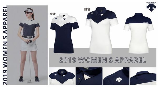 q2019 golf t-shirt women spring and summer short sleeve descente golf t-shirt quick-drying breathable jersey clothes, Black;blue
q2019 golf t-shirt women spring and summer short sleeve descente golf t-shirt quick-drying breathable jersey clothes, Black;blue
