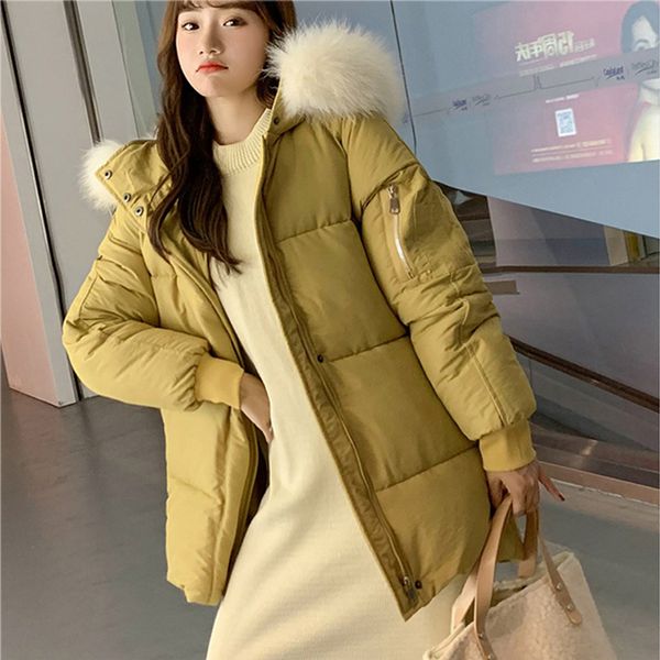 lucyever winter jacket women warm fur collar hooded parka woman casual long sleeve thicken slim coat simple cotton jackets mujer, Black
lucyever winter jacket women warm fur collar hooded parka woman casual long sleeve thicken slim coat simple cotton jackets mujer, Black