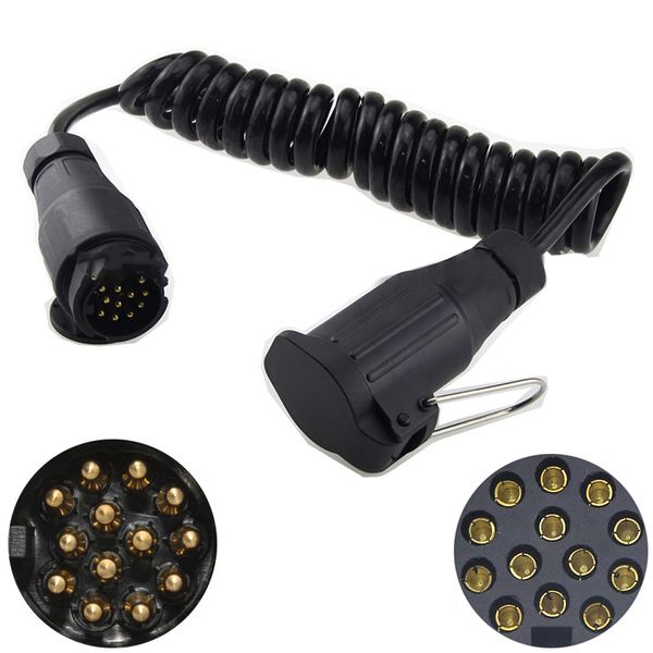 european-style trailer caravan 13 core spiral line extension line trailer taillight signal slingsplug spring
european-style trailer caravan 13 core spiral line extension line trailer taillight signal slingsplug spring