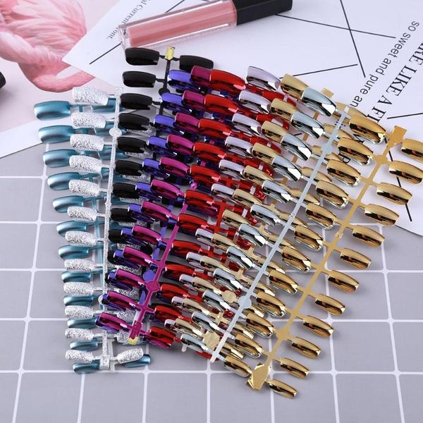 24pcs/pack short fake nails flat-headed abs pure color mirror personality durable tips false nail art salon tips 205x55mm, Red;gold
24pcs/pack short fake nails flat-headed abs pure color mirror personality durable tips false nail art salon tips 205x55mm, Red;gold