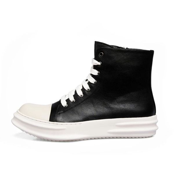 autumn new fashion mens round toe side zipper lace up ankle boots male footwear genuine leather high help brand shoe, Black
autumn new fashion mens round toe side zipper lace up ankle boots male footwear genuine leather high help brand shoe, Black