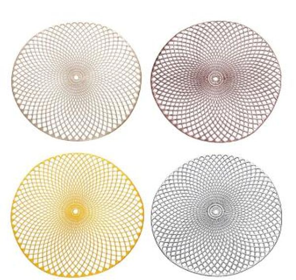 pvc placemat for dinner table plastic round hollow heat-insulated pad waterproof non slip mats home decoration
pvc placemat for dinner table plastic round hollow heat-insulated pad waterproof non slip mats home decoration