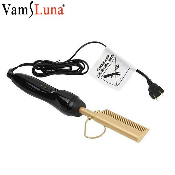 electric hair beard curling iron straightener comb environmentally heating titanium alloy hair curler gold color
electric hair beard curling iron straightener comb environmentally heating titanium alloy hair curler gold color