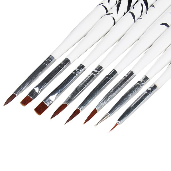 biutee 8pcs professional zebra uv gel pen brush nail art acrylic 8 size flat brush pen dotting drawing paint salon tool set
biutee 8pcs professional zebra uv gel pen brush nail art acrylic 8 size flat brush pen dotting drawing paint salon tool set