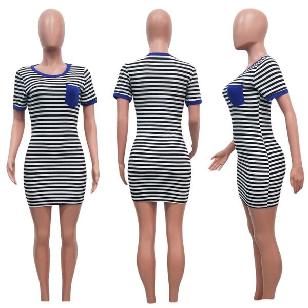 new 2020 summer autumn round neck long short sleeved dress black and white striped dresses casual elegant sheath slim dress, Black;gray
new 2020 summer autumn round neck long short sleeved dress black and white striped dresses casual elegant sheath slim dress, Black;gray