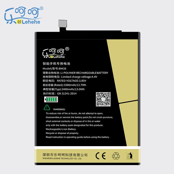 новый lehehe bm3e аккумулятор для xiaomi mi 8 ми8 m8 3400mah высокого качества сотовый телефон аккумуляторная батарея с инструменты подарки
новый lehehe bm3e аккумулятор для xiaomi mi 8 ми8 m8 3400mah высокого качества сотовый телефон аккумуляторная батарея с инструменты подарки