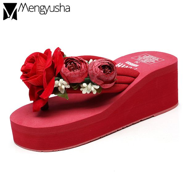 women large size elastic clip toe flip flops femme tong cute flower beach slides ladies platform sandals wedges shoes high heels, Black
women large size elastic clip toe flip flops femme tong cute flower beach slides ladies platform sandals wedges shoes high heels, Black