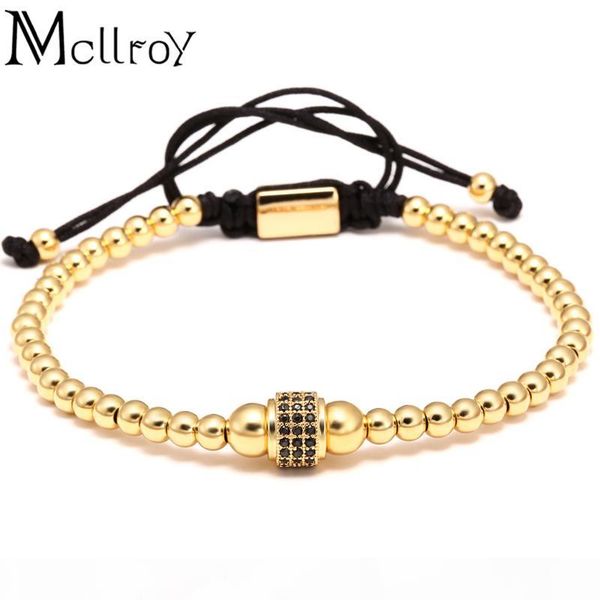 mcllroy men bracelet round beads micro pave black cz crystal macrame weave braided charm bracelets jewelry pulseras mujer moda
mcllroy men bracelet round beads micro pave black cz crystal macrame weave braided charm bracelets jewelry pulseras mujer moda