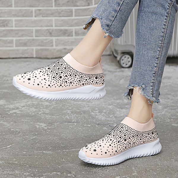 new fashion women mesh flat shoes rhinestone shining slip-on casual shoes for woman walking sneakers loafers soft, Black
new fashion women mesh flat shoes rhinestone shining slip-on casual shoes for woman walking sneakers loafers soft, Black