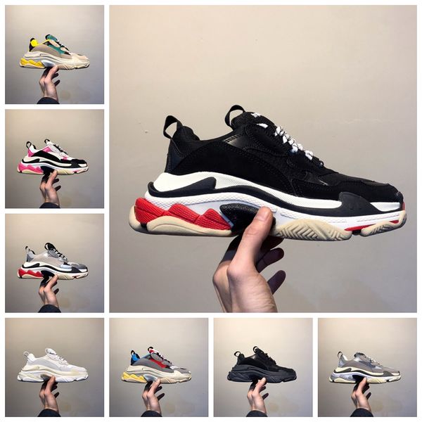 high qaulity fashion paris 17fw triple s sneakers triple-s casual dad mens designer shoes for women sneakers sports trainers chaussures, Black
high qaulity fashion paris 17fw triple s sneakers triple-s casual dad mens designer shoes for women sneakers sports trainers chaussures, Black