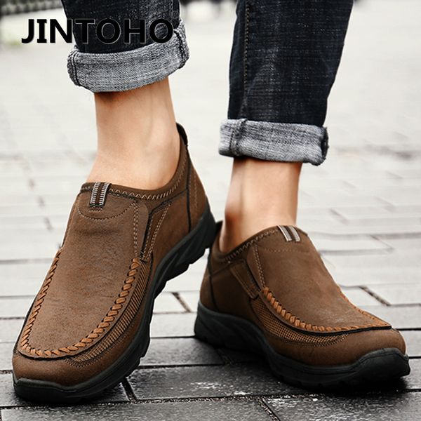 jintoho men casual shoes loafers sneakers new fashion handmade retro leisure loafers shoes men 39-46, Black
jintoho men casual shoes loafers sneakers new fashion handmade retro leisure loafers shoes men 39-46, Black