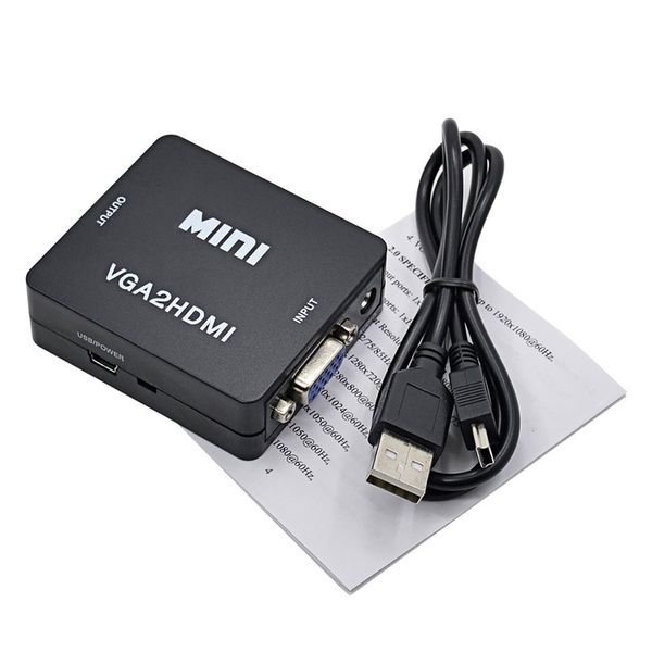 hd 1080p mini hdmi to vga converter with audio hdmi2vga video box adapter for xbox360 pc dvd ps3 ps4
hd 1080p mini hdmi to vga converter with audio hdmi2vga video box adapter for xbox360 pc dvd ps3 ps4