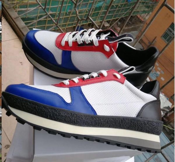 new designer brand fashion men's mesh lace up sneakers luxury geuine leather men's casual shoes size 38-45 nmk03, Black 
new designer brand fashion men's mesh lace up sneakers luxury geuine leather men's casual shoes size 38-45 nmk03, Black