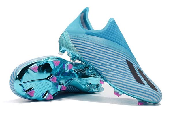 2019 x 19+ fg football boots skeletalweave x tango 18+ tf/fg men soccer shoes indoor/outdoor blue soccer shoes