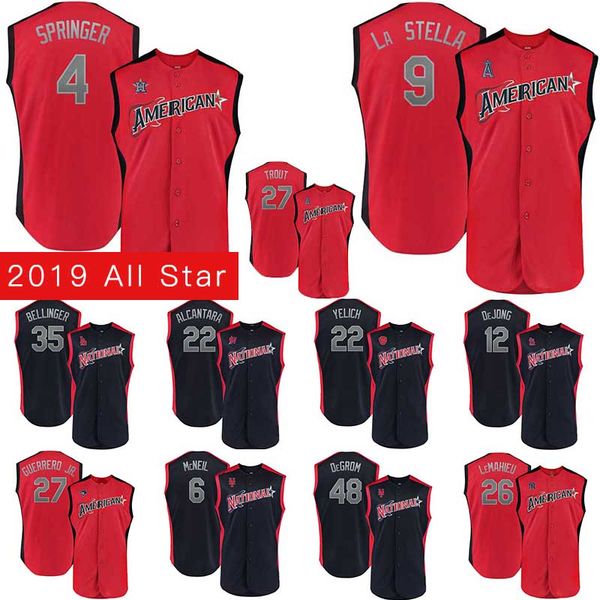 4 Springer 9 La Stella 27 Trout 35 Bellinger 22 Alcantara Yelich 12 DeJong 27 Guerrero Jr. 6 McNeil Mens Home Cool Jerseys
4 Springer 9 La Stella 27 Trout 35 Bellinger 22 Alcantara Yelich 12 DeJong 27 Guerrero Jr. 6 McNeil Mens Home Cool Jerseys