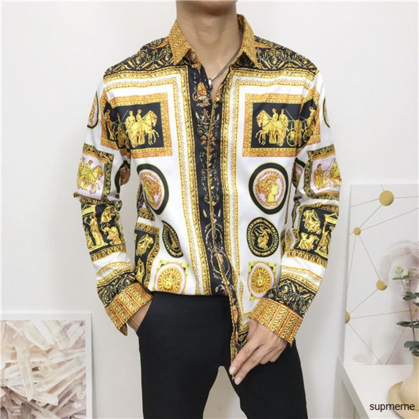 mens designer fashion italian classic style medusa shirt floral print luxury casual harajuku shirt long sleeve men's medusa shirt7qdr, White;black
mens designer fashion italian classic style medusa shirt floral print luxury casual harajuku shirt long sleeve men's medusa shirt7qdr, White;black