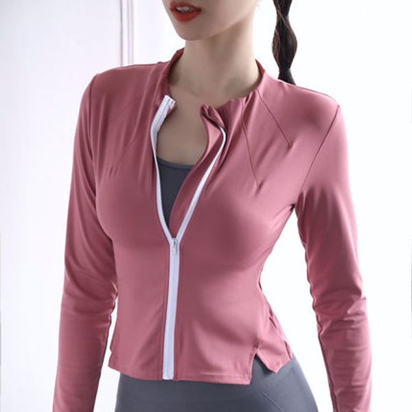 women yoga sport zipper long sleeve yoga shirt with thumb holes solid quick dry breathable gym fitness shirt top, White;red
women yoga sport zipper long sleeve yoga shirt with thumb holes solid quick dry breathable gym fitness shirt top, White;red