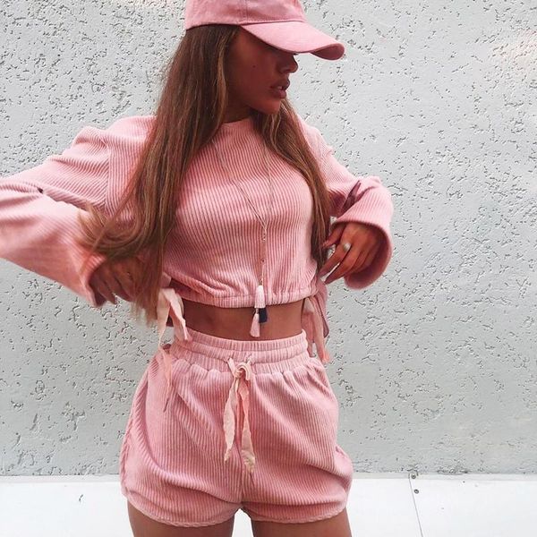 clothing womens corduroy casual tracksuits designer solid color flare sleeve drawstring long sleeve tshirt shorts famale, Gray
clothing womens corduroy casual tracksuits designer solid color flare sleeve drawstring long sleeve tshirt shorts famale, Gray