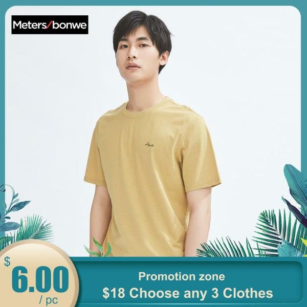 metersbonwe men cotton t-shirt 2020 new summer short sleeve t-shirt letter embroidery o-neck men leisure 707362, White;black
metersbonwe men cotton t-shirt 2020 new summer short sleeve t-shirt letter embroidery o-neck men leisure 707362, White;black