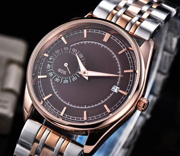 wholesale mens watch band chronograph orologio di lusso watches quarz movement desingers dial relojes wristwatches men stainless steel women, Slivery;brown
wholesale mens watch band chronograph orologio di lusso watches quarz movement desingers dial relojes wristwatches men stainless steel women, Slivery;brown