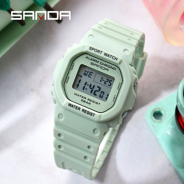 sanda sport square multi-function electronic women men watch sports watch waterproof luminous wholesale student fashion, Slivery;brown
sanda sport square multi-function electronic women men watch sports watch waterproof luminous wholesale student fashion, Slivery;brown