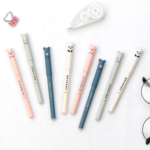 cute pig panda mouse bear erasable gel pen rollerball pen school office supply kids gift stationery 0.35mm black / blue ink
cute pig panda mouse bear erasable gel pen rollerball pen school office supply kids gift stationery 0.35mm black / blue ink