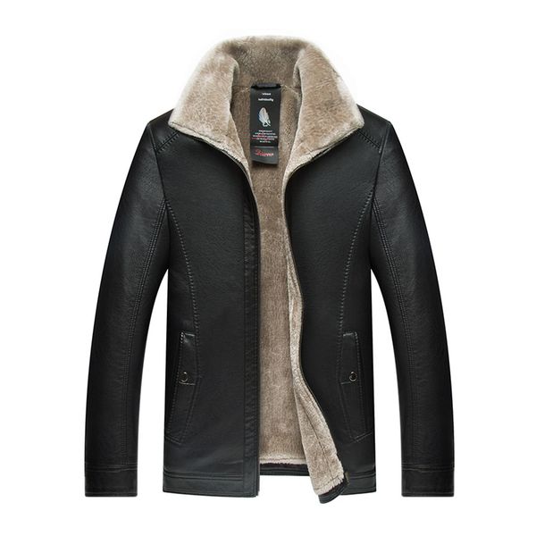 faux leather jacket men coats brand pu outerwear men business winter faux fur male jacket fleece puls size 3xl, Black
faux leather jacket men coats brand pu outerwear men business winter faux fur male jacket fleece puls size 3xl, Black