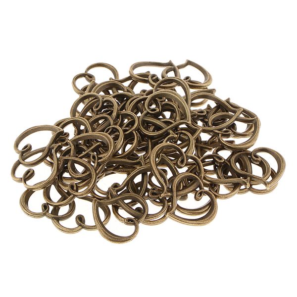 30 pieces alloy pendants assorted color double heart shape charms for jewelry findings diy crafting projects handmade headwear decoration, Black
30 pieces alloy pendants assorted color double heart shape charms for jewelry findings diy crafting projects handmade headwear decoration, Black