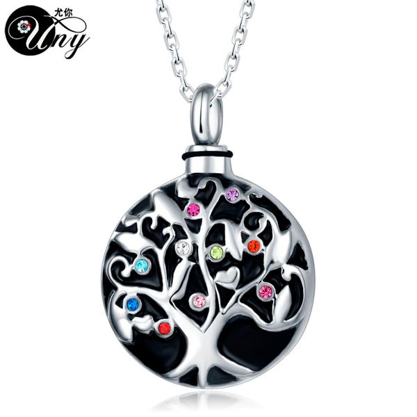 uny trendy stainless steel family tree pet urn ashes pendant perfume bottle memorial ash keepsake cremation jewelry ship, Silver
uny trendy stainless steel family tree pet urn ashes pendant perfume bottle memorial ash keepsake cremation jewelry ship, Silver