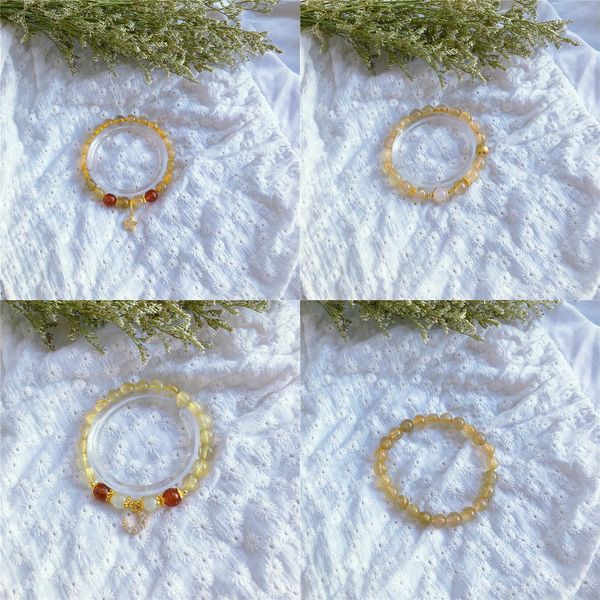 14 natural crystal yellow crystal bracelet collocation k moon pendeloque cut concise woman fund gift pearl bracelets bracelet mud, Black
14 natural crystal yellow crystal bracelet collocation k moon pendeloque cut concise woman fund gift pearl bracelets bracelet mud, Black
