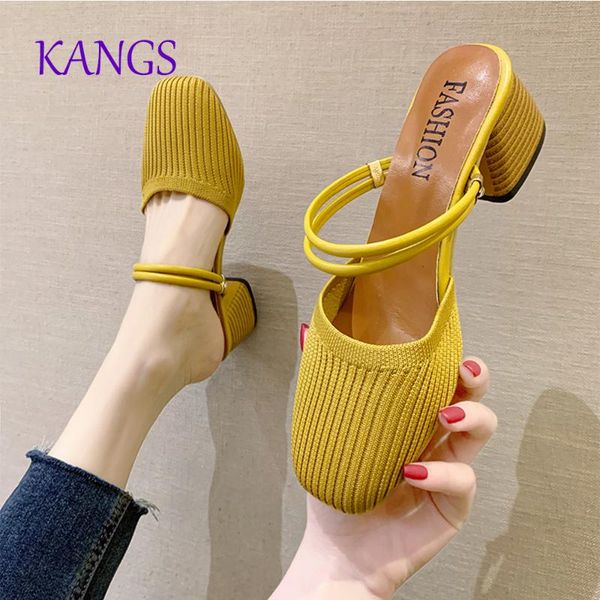 2020 summer knitted upper high heel slipper women's mules ladies chunky heel summer sandals dress party shoes black a219
2020 summer knitted upper high heel slipper women's mules ladies chunky heel summer sandals dress party shoes black a219