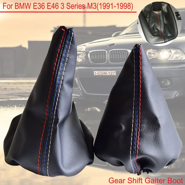 car accessories gear manual shift leather boot with handbrake gaiter boot cover set fit for e46 3 series e36 m3(1991-1998
car accessories gear manual shift leather boot with handbrake gaiter boot cover set fit for e46 3 series e36 m3(1991-1998