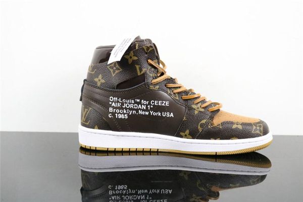 2020 loüis vuÃtton x nÃke air off whìte x jordán 1 retro sneakers women men's áj1 chicago unc trainers sports basketball shoes, Black 
2020 loüis vuÃtton x nÃke air off whìte x jordán 1 retro sneakers women men's áj1 chicago unc trainers sports basketball shoes, Black