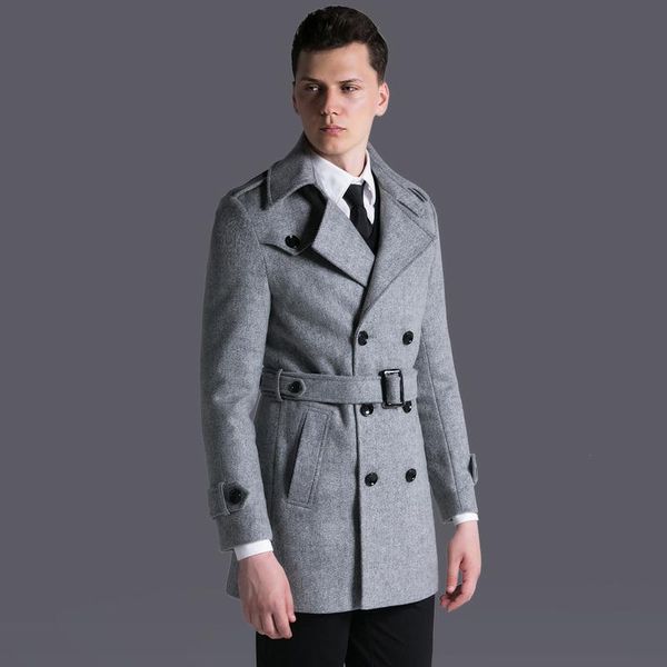new wool mens coat british medium length solid woolen men trench coats plus size 6xl luxury long causal business man coats, Black 
new wool mens coat british medium length solid woolen men trench coats plus size 6xl luxury long causal business man coats, Black