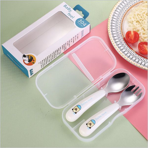 portable tableware stainless steel children's dinnerware cartoon kids' spoon fork set several colors pp handle cutlery set
portable tableware stainless steel children's dinnerware cartoon kids' spoon fork set several colors pp handle cutlery set